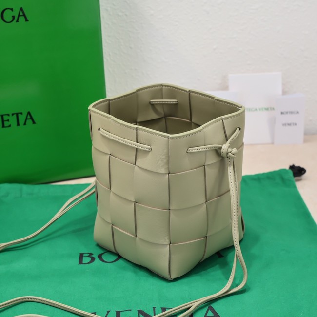 Bottega Veneta Small Cassette Bucket Bag 680218 Travertine