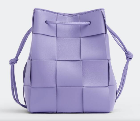 Bottega Veneta Small Cassette Bucket Bag 680218 Wisteria