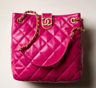 Chanel SMALL SHOPPING BAG AS3477 Fuchsia