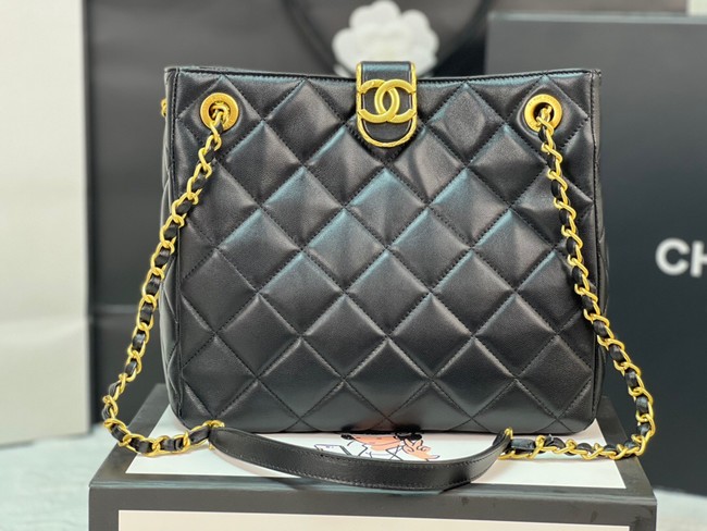 Chanel SMALL SHOPPING BAG AS3477 black