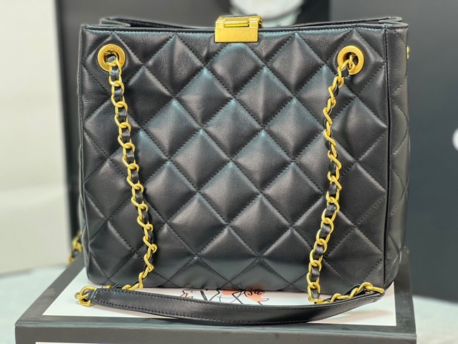 Chanel SMALL SHOPPING BAG AS3477 black