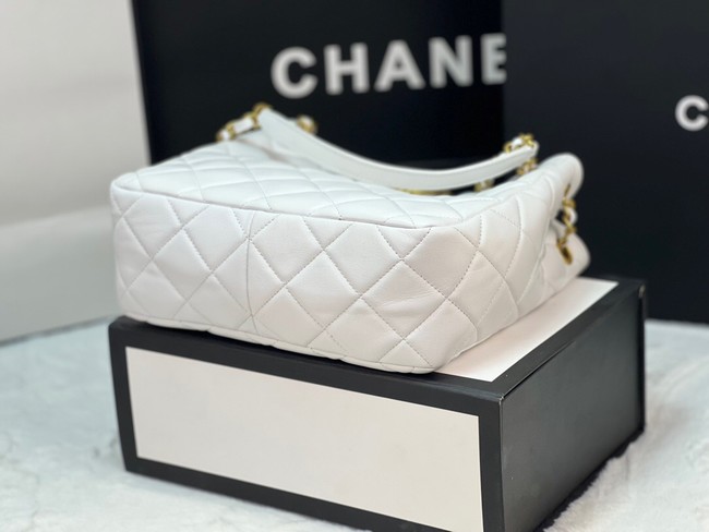 Chanel SMALL SHOPPING BAG AS3477 white