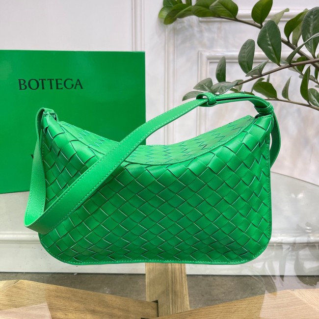 Bottega Veneta Intreccio leather shoulder bag 690226 Parakeet