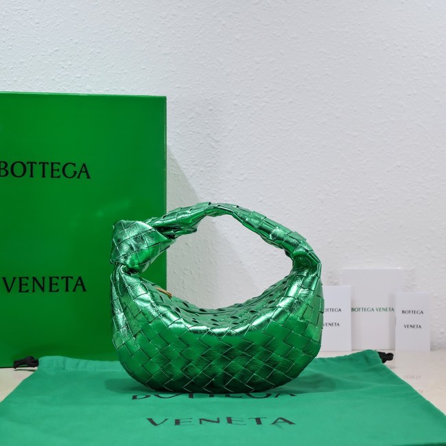 Bottega Veneta Mini intrecciato leather top handle bag 651876 Parakeet