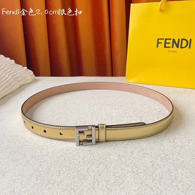 Fendi Leather Belt 20MM 2773