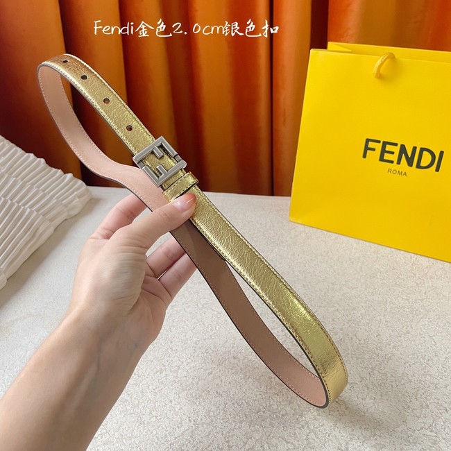 Fendi Leather Belt 20MM 2773