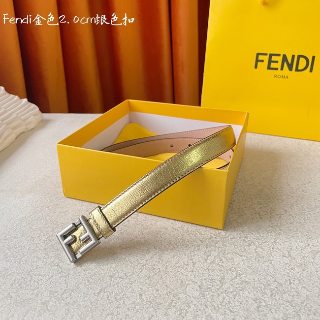 Fendi Leather Belt 20MM 2773