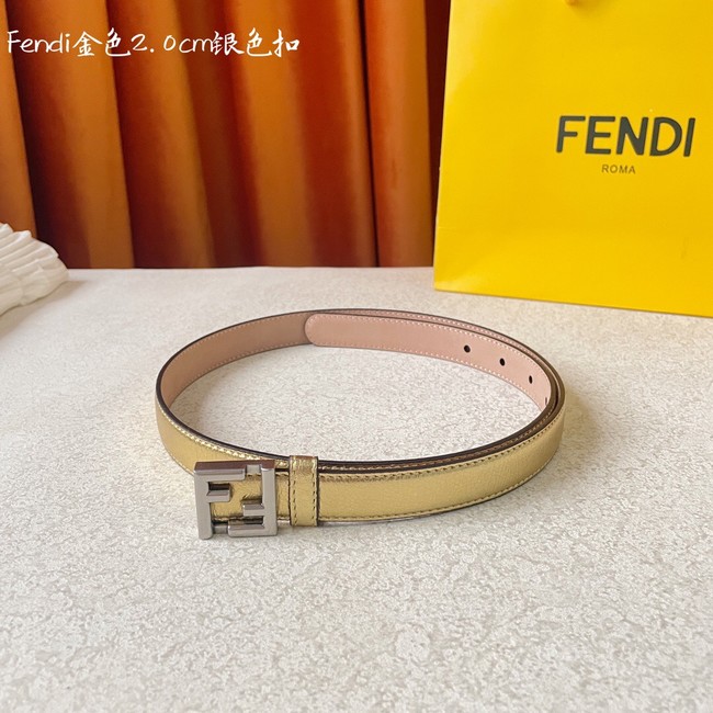 Fendi Leather Belt 20MM 2773