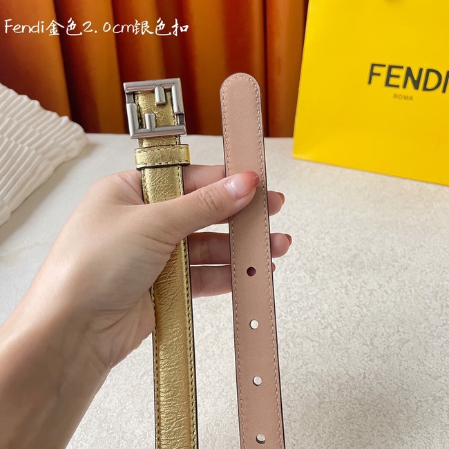 Fendi Leather Belt 20MM 2773