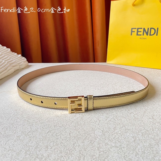 Fendi Leather Belt 20MM 2774