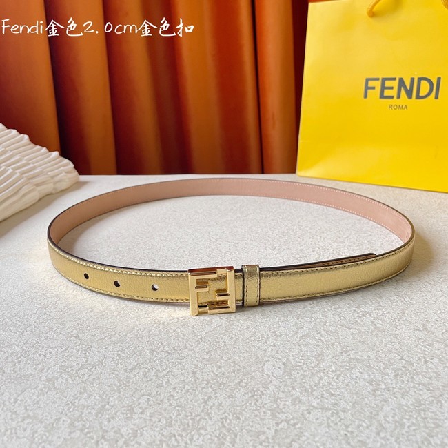 Fendi Leather Belt 20MM 2774