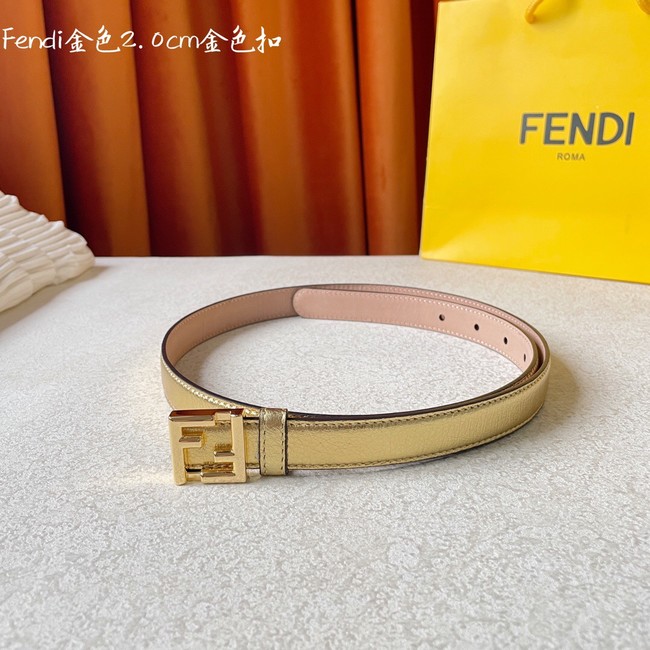 Fendi Leather Belt 20MM 2774