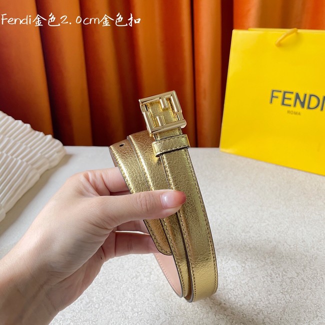 Fendi Leather Belt 20MM 2774