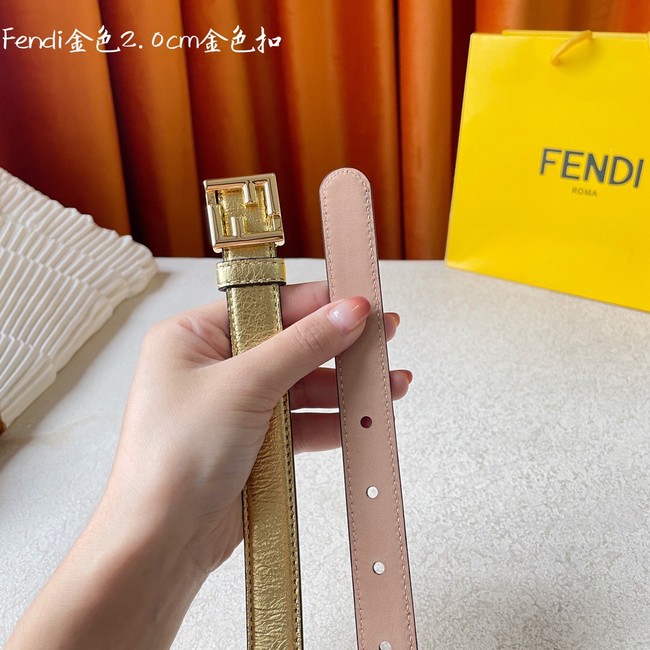 Fendi Leather Belt 20MM 2774