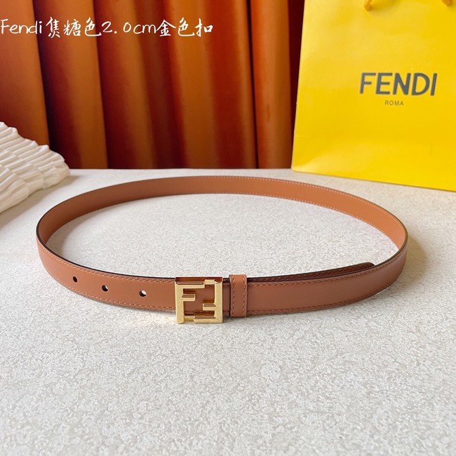 Fendi Leather Belt 20MM 2777