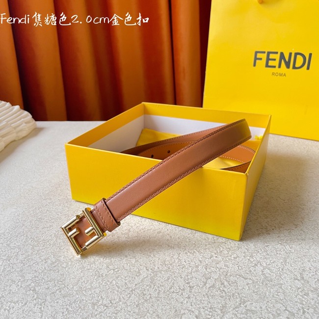 Fendi Leather Belt 20MM 2777