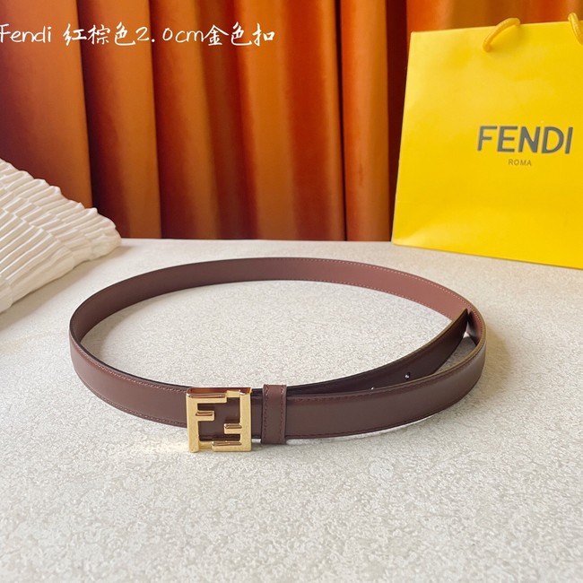 Fendi Leather Belt 20MM 2783