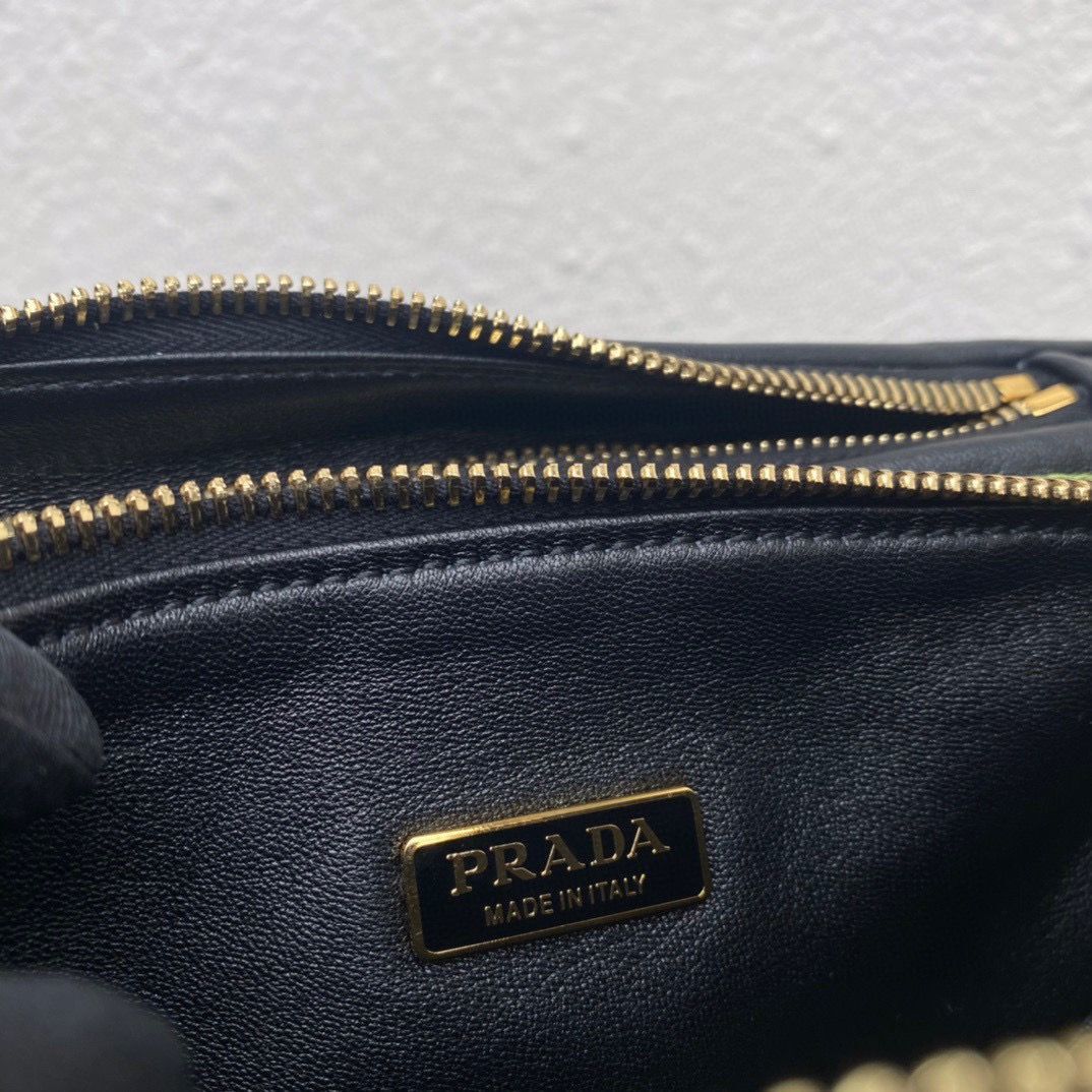 Prada Original Leather Bag 1BC176 Green