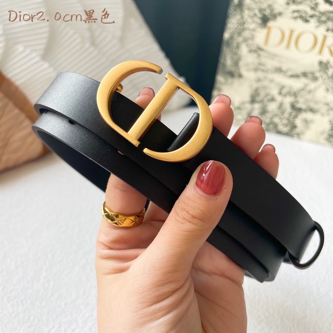 Dior Leather Belt 20MM 2795