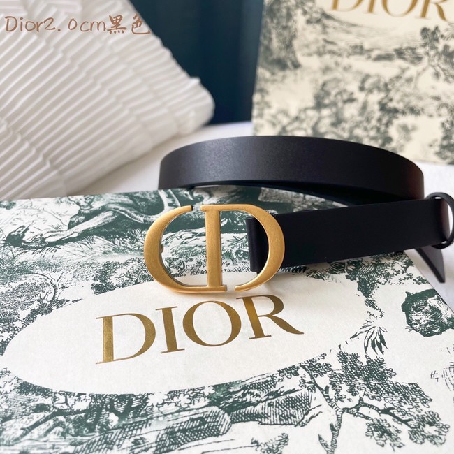 Dior Leather Belt 20MM 2795