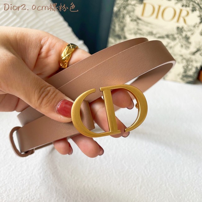 Dior Leather Belt 20MM 2796