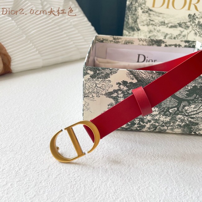 Dior Leather Belt 20MM 2797