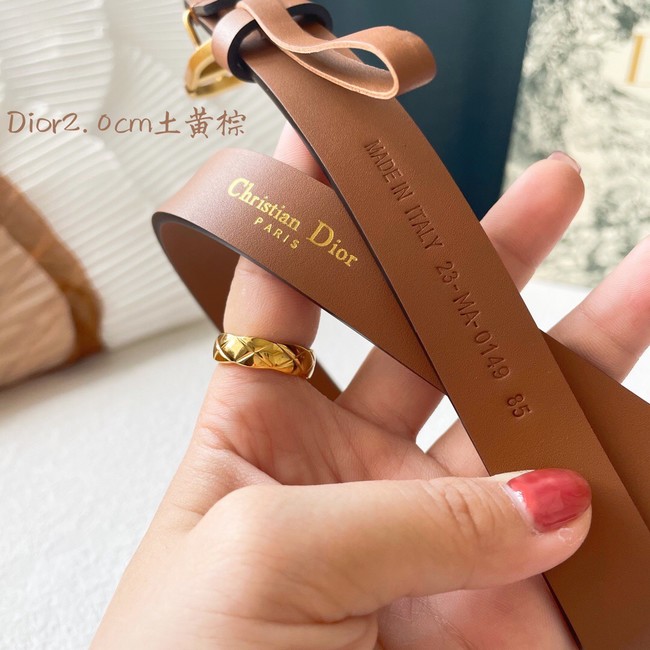 Dior Leather Belt 20MM 2798