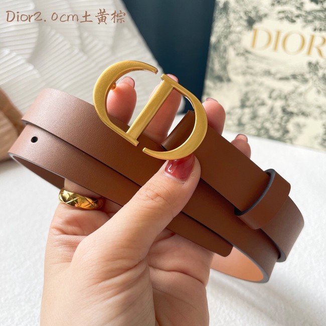 Dior Leather Belt 20MM 2798