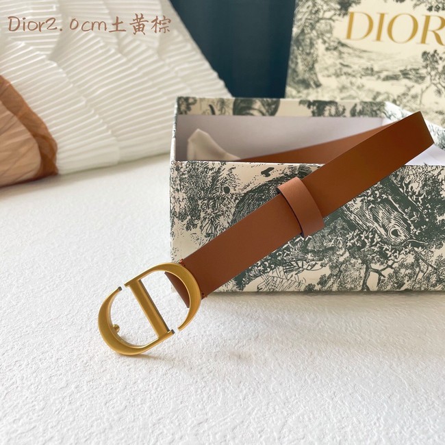 Dior Leather Belt 20MM 2798