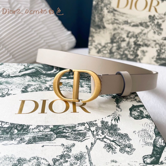 Dior Leather Belt 20MM 2800