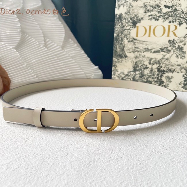 Dior Leather Belt 20MM 2800