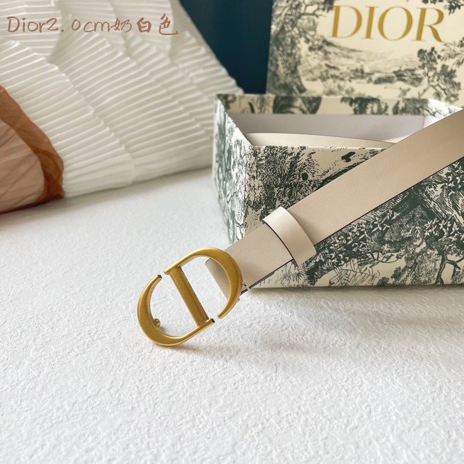 Dior Leather Belt 20MM 2800