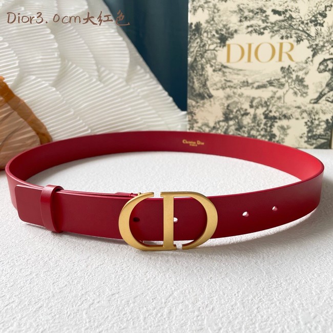 Dior Leather Belt 30MM 2793