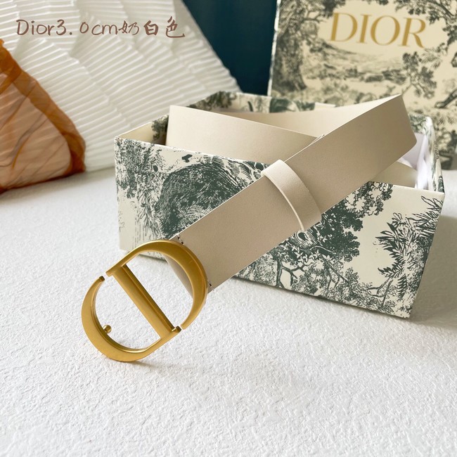 Dior Leather Belt 30MM 2794