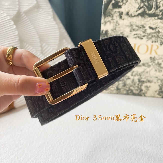 Dior calf leather 35MM BELT 2801