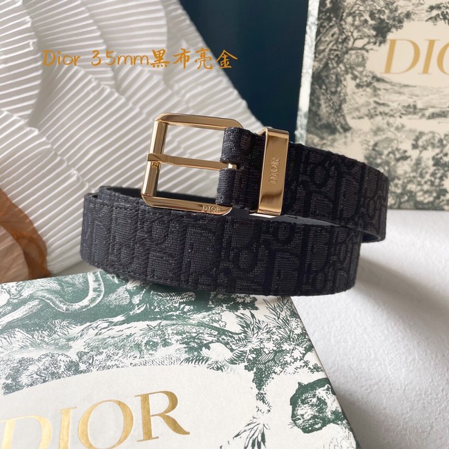 Dior calf leather 35MM BELT 2801