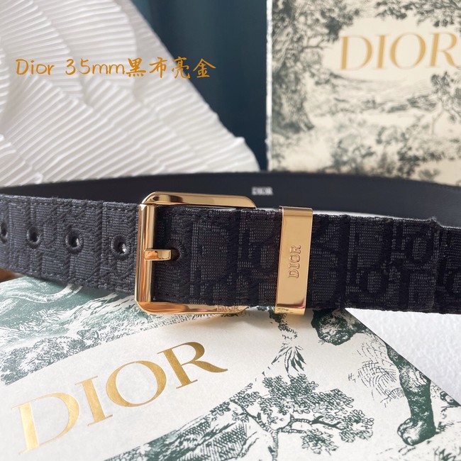 Dior calf leather 35MM BELT 2801