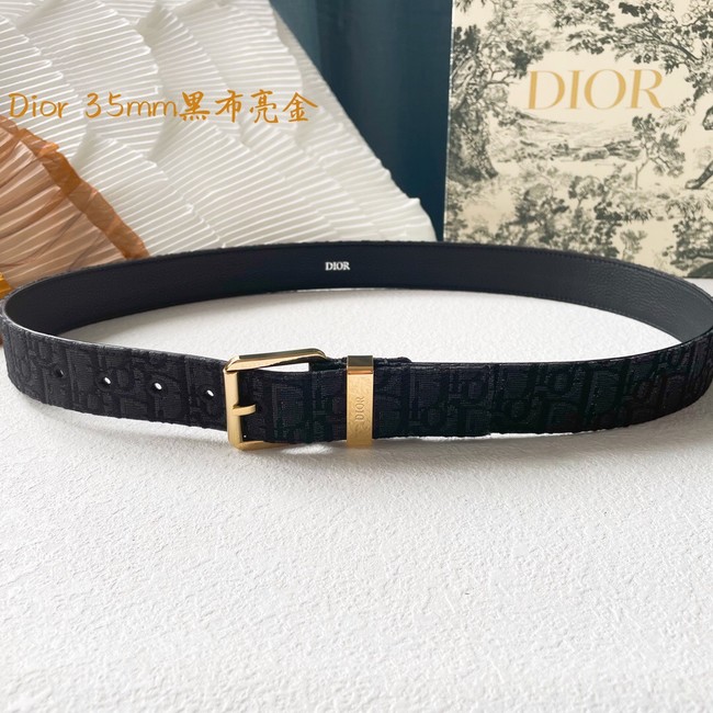 Dior calf leather 35MM BELT 2801