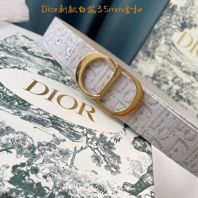 Dior calf leather 35MM BELT 2809