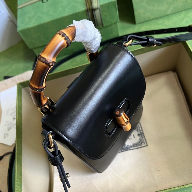 Gucci Bamboo mini handbag 702106 black