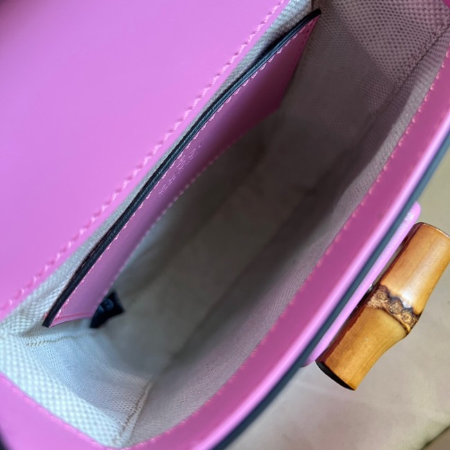 Gucci Bamboo mini handbag 702106 pink
