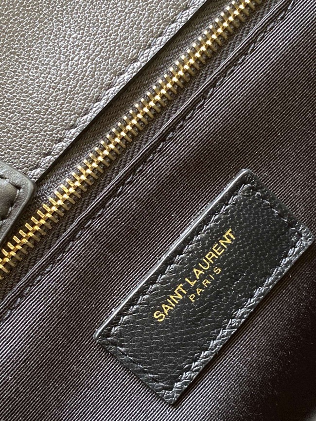 SAINT LAURENT MONOGRAM CHAIN WALLET IN LEATHER 629246 black
