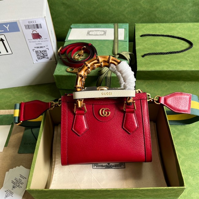 Gucci Diana mini tote bag 702732 red