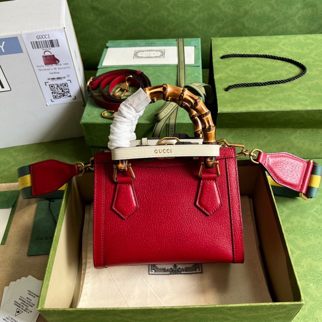 Gucci Diana mini tote bag 702732 red