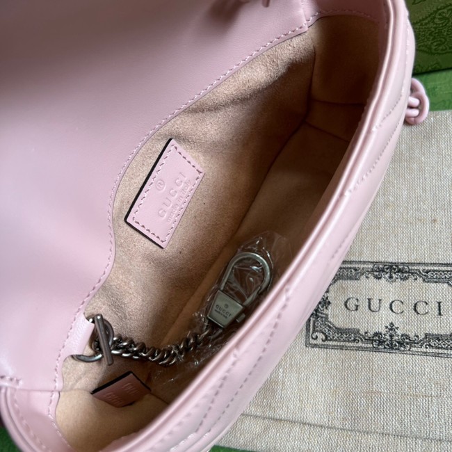 Gucci GG Marmont belt bag 699757 Light pink