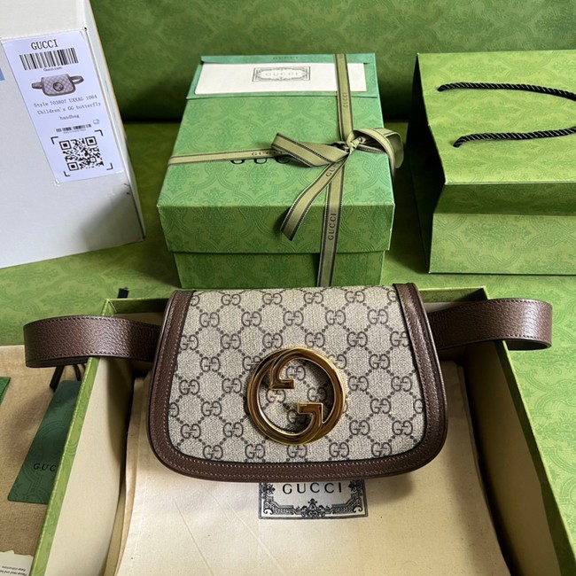 Gucci GG Marmont belt bag 703807 brown