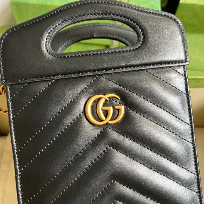 Gucci GG Marmont top handle mini bag 699756 black