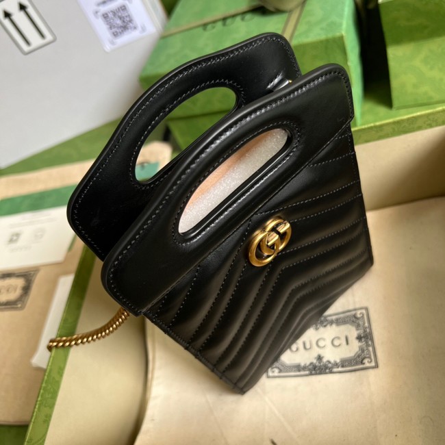 Gucci GG Marmont top handle mini bag 699756 black