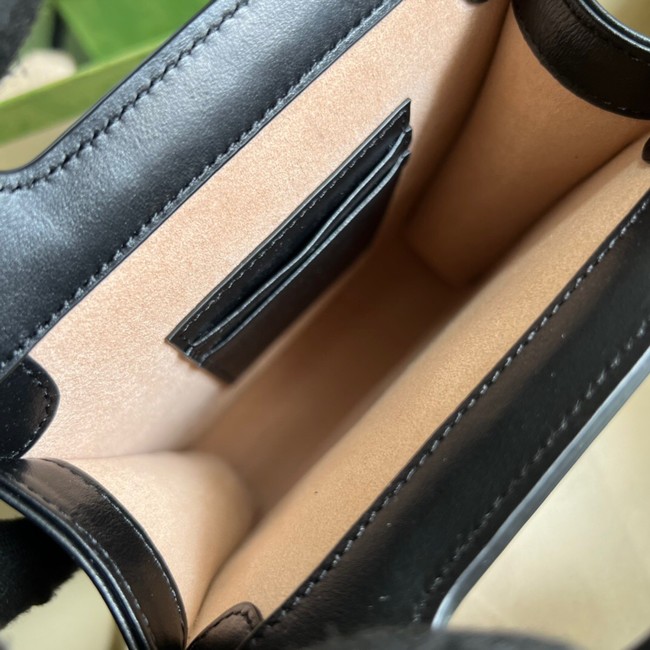 Gucci GG Marmont top handle mini bag 699756 black