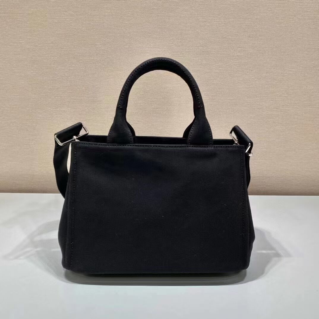 Prada cloth tote bag 1BA499 black